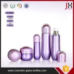 Custom Purple Cosmetic Lotion Packaging Set Bottle And Jar