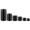 Extra Large 1L Tall Black Ultraviolet Glass Storage Screw Top Jar
