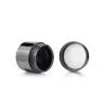 Extra Large 1L Tall Black Ultraviolet Glass Storage Screw Top Jar