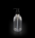 Flat Round 200ml 220ml 230ml 400ml Large Pet Plastic Bottle With Pump