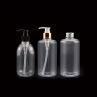 Flat Round 200ml 220ml 230ml 400ml Large Pet Plastic Bottle With Pump