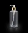 Flat Round 200ml 220ml 230ml 400ml Large Pet Plastic Bottle With Pump