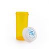 Food Grade Push Down And Turn Hemp Vials Translucent Cbd Flower Reversible Cap Plastic Bottles