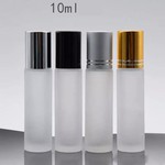 Frosted Clear Roll On Essential Oil Bottle 10ml