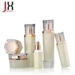 Hexagon Shape Cosmetic Lotion Packaging Bottle And Jar