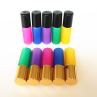High Grade 3ml 5ml 8ml Round Perfume Oil Roll Black Frosted Glass Empty Mini Roller Bottle Lids For Essential Oils
