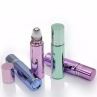 Hot Sale 5 10 15 Ml Empty Pink Round Roller Ball Glass Bottle For Essential Oil With Steel Stainless Ball Cap