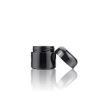 Large 500ml Black Ultraviolet Glass Storage Screw Top Jar