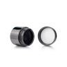 Large 500ml Black Ultraviolet Glass Storage Screw Top Jar