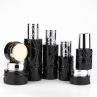 Luxury 50g Container Airless Black Face Lid Cream Jar And Bottle