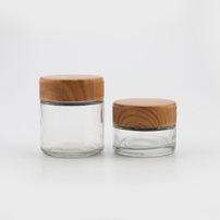 Manufactures 2oz 4oz Child Resistant Airtight Glass Apothecary Jars