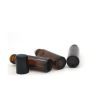 Refillable 5g10g 15g Empty Amber Eye Cream Glass Roll On Bottle For Essential Oils With Metal Roller Ball
