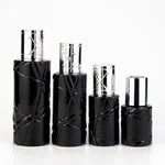 Skin Care Packaging 30ml Black Spray Cosmetic Hand Face Cream Lotion Pump Bottle
