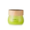 Special Design 100 G Empty Blue Face Mask Big Glass Jar Container Wooden Lid