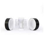 Two Heads Eye Cream Glass Jar