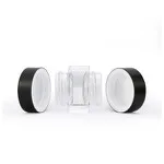 Two Heads Eye Cream Glass Jar
