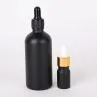 Wholesale 10 15 20 30 50 100 Ml Black Essential Oil Glass Dropper Bottle