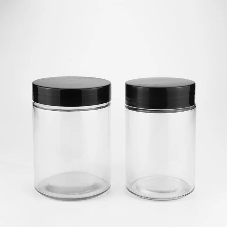 Straight Sided Glass Jars 4 Oz