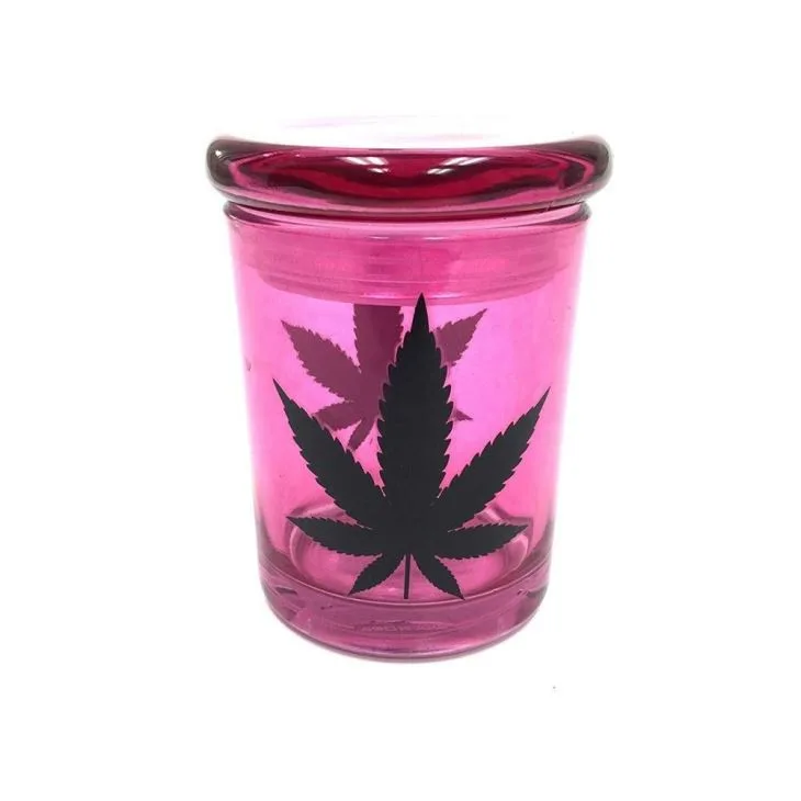 1/8oz Storage Jar Pop Top Container Glass Medical Jar
