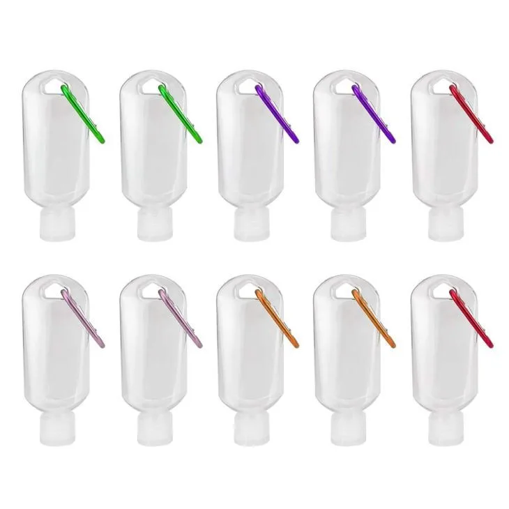 50ml Refillable Portable Travel Bottles TSA Approved Toiletry Cosmetic Leakproof FDA Travel Containers Squeezable And Refillable Bottle Shampoo Conditioner Lotion
