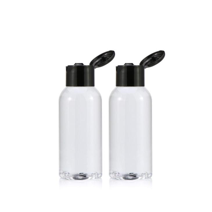 Pinnacle Mercantile Easy Squeeze plastikiniai buteliai su diskiniu atverčiamu dangteliu / dangteliu 4 oz.