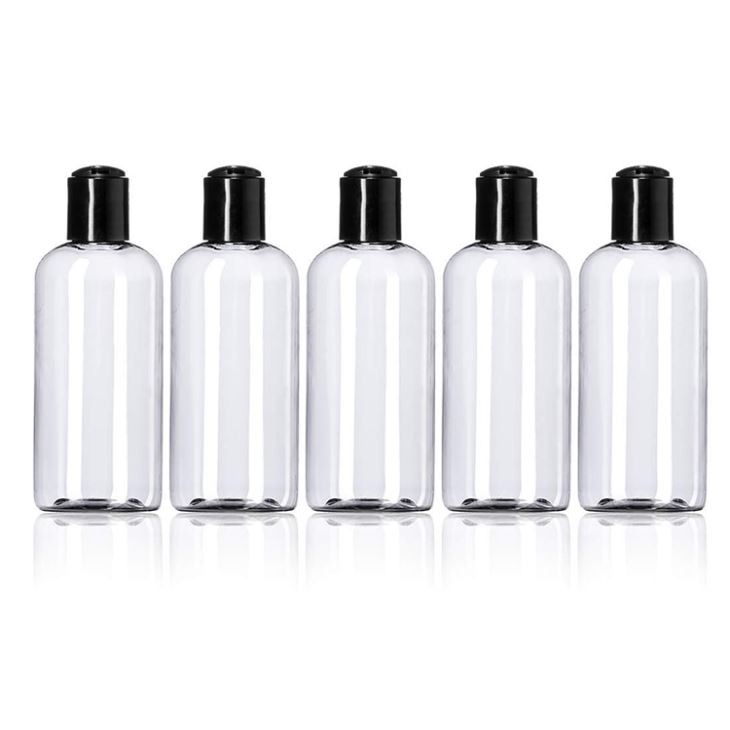 Ξαναγεμίζονται 3.4 Oz. Πιέστε τα μπουκάλια με τις κορυφές διανομέων καπακιών τύπου ενός χεριού-μεγάλες για τη διανομή των λοσιόν, των σαμπουάν και των ελαίων μασάζ