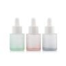 1 Oz Clear Cylinder Glass Bottle With Matt Gold White Fine Mist Sprayer