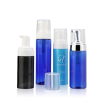 100ml-200ml Blue PET Plastic Foam Soap Pump Bottle