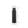 10ml Matt Black Frosted Glass Spray Bottle