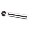114mm Screw Top Glass Pre-Roll Tube With Child Resistant Black Lid For Tabacoo Packing