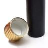 114mm Screw Top Glass Pre-Roll Tube With Child Resistant Black Lid For Tabacoo Packing