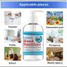 17 Oz Hand Sanitizer Bulk Soap, Large Size Hand Sanitizer Gel For Hand Cleaning, Wash-Free Disinfecting Cleaner, Pump Bottle, Fragrance Free 500ML