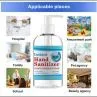 17 Oz Hand Sanitizer Bulk Soap, Large Size Hand Sanitizer Gel For Hand Cleaning, Wash-Free Disinfecting Cleaner, Pump Bottle, Fragrance Free 500ML