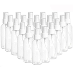 2.7oz Fine Mist Clear Spray Bottles Refillable & Reusable Empty Plastic Travel Bottle