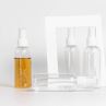 2.7oz Fine Mist Clear Spray Bottles Refillable & Reusable Empty Plastic Travel Bottle