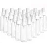 2.7oz Fine Mist Clear Spray Bottles Refillable & Reusable Empty Plastic Travel Bottle