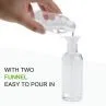 2.7oz Fine Mist Clear Spray Bottles Refillable & Reusable Empty Plastic Travel Bottle