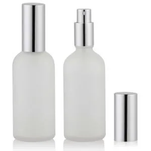 2 Ounce Frosted Glass Spray Bottle