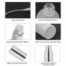 2 Ounce Frosted Glass Spray Bottle