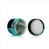 2oz 4oz Electroplated Blue Child Resistant Cap Weed Cbd Flower Container