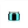 2oz 4oz Electroplated Blue Child Resistant Cap Weed Cbd Flower Container