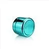 2oz 4oz Electroplated Blue Child Resistant Cap Weed Cbd Flower Container