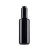 30ml (1 Fl Oz) Black Ultraviolet Glass Essential Oil Bottle With Dropper Cap