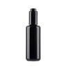 30ml (1 Fl Oz) Black Ultraviolet Glass Essential Oil Bottle With Dropper Cap