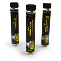 OEM Logo Or Label Clear Glass Preroll Tubes With Child Proof Cap For Packaging