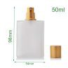 50ml Empty Refillable Frosted Glass Spray Perfume Bottle