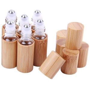 5ml Bamboo Perfume Glass Roller Bottle