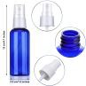 60ml Spray Bottles Blue Plastic Bottle Refillable
