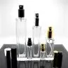6ml 10ml 30ml Clear Square Glass Perfume Bottle With Spray