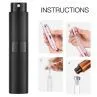 8ml Perfume Glass Spray Bottle Travel Portable